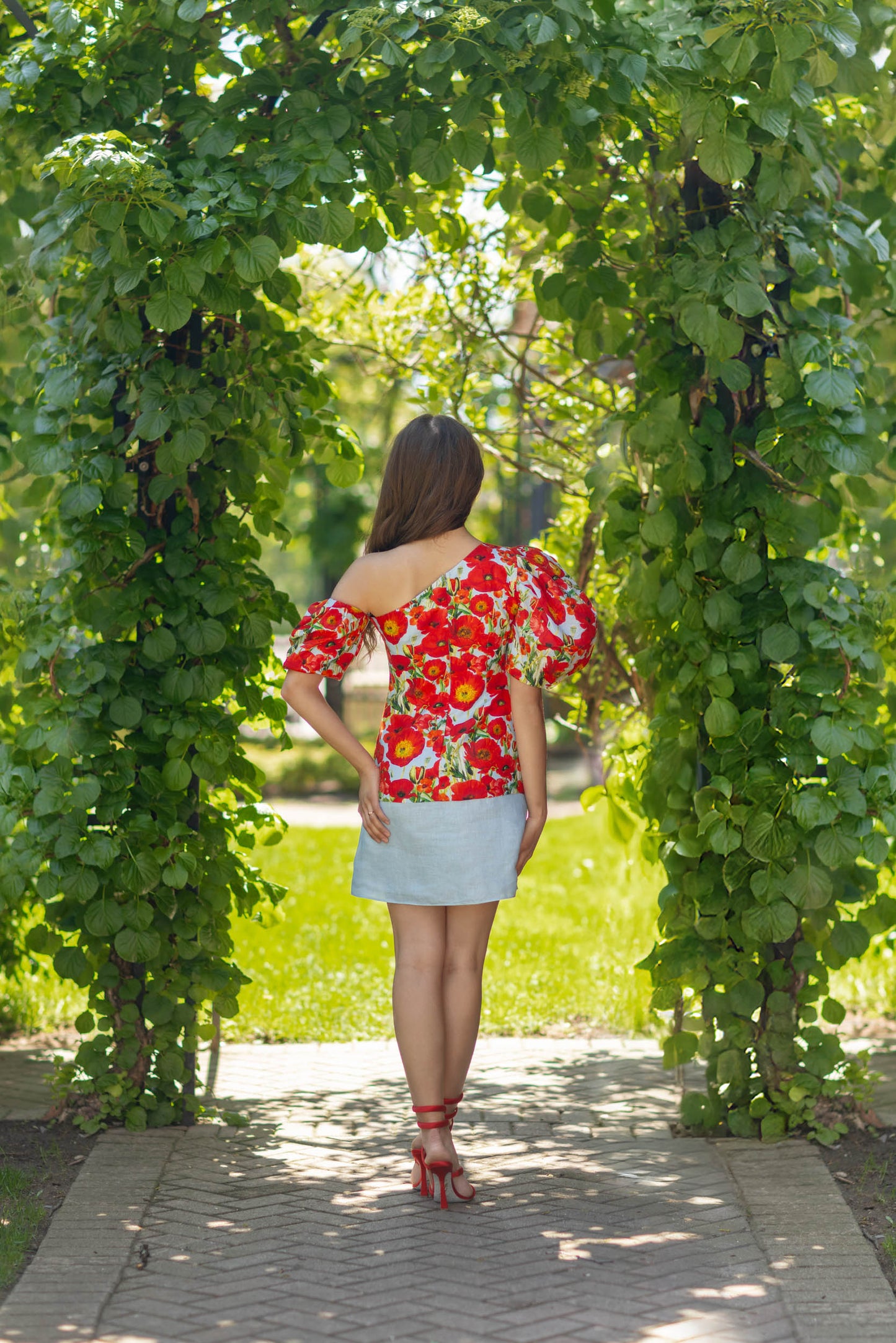 Poppy Blossom Corset Dress