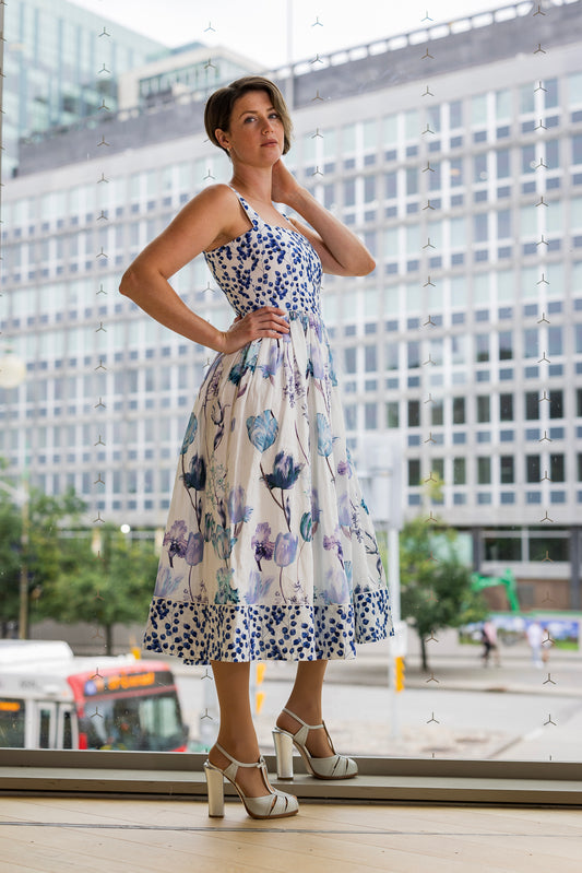 Floral Symphony Dress